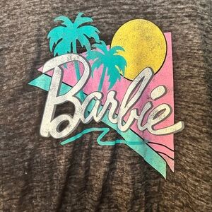 Barbie Charcoal Graphic Tee from Lane Bryant Size 22/24 Black